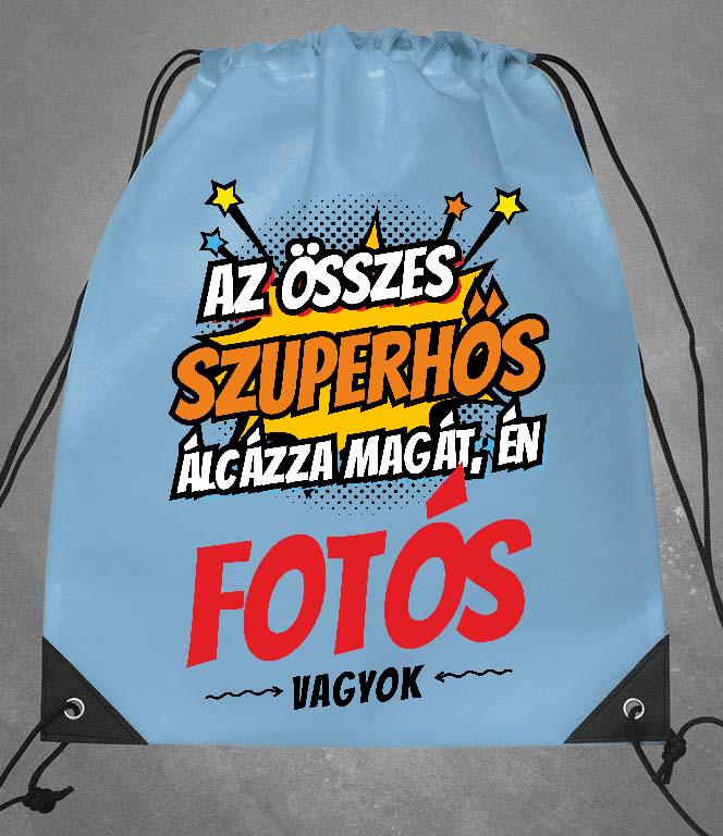 Szuperhős Fotós - Fotós Tornazsák