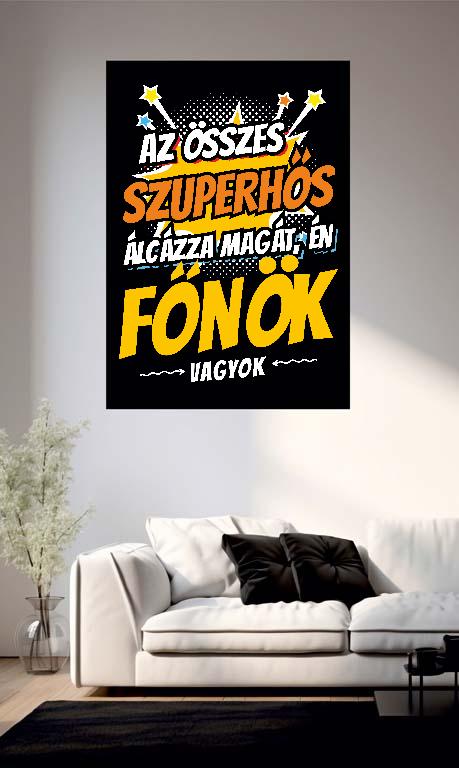 Szuperhős Főnök - Főnök Poszter