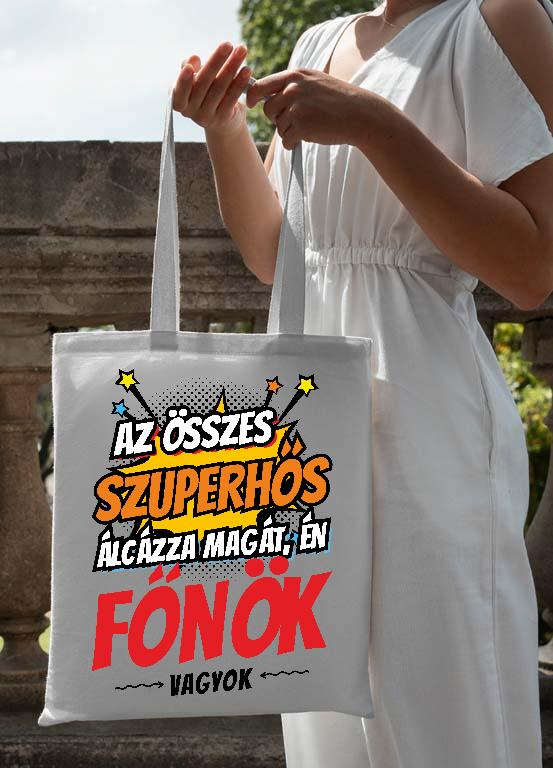 Szuperhős Főnök - Főnök Vászontáska