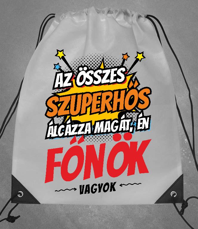 Szuperhős Főnök - Főnök Tornazsák