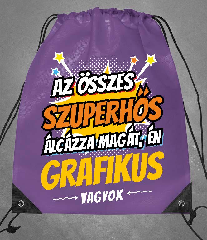 Szuperhős Grafikus  - Grafikus Tornazsák