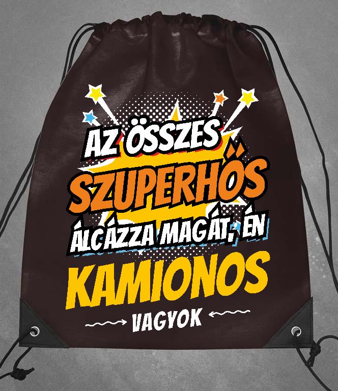 Szuperhős Kamionos - Kamionos Tornazsák