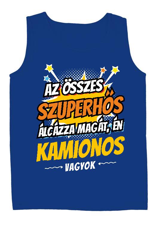 Szuperhős Kamionos - Kamionos Férfi Ujjatlan