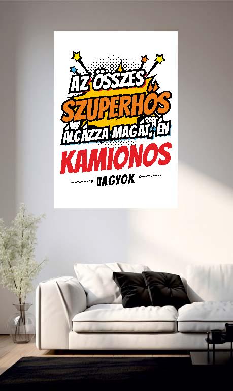 Szuperhős Kamionos - Kamionos Poszter