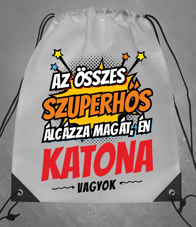 Szuperhős Katona - Katona Tornazsák