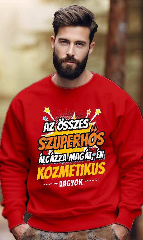 Szuperhős Kozmetikus - Kozmetikus Férfi Pulóver