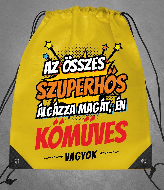 Szuperhős Kőműves - Kőműves Tornazsák