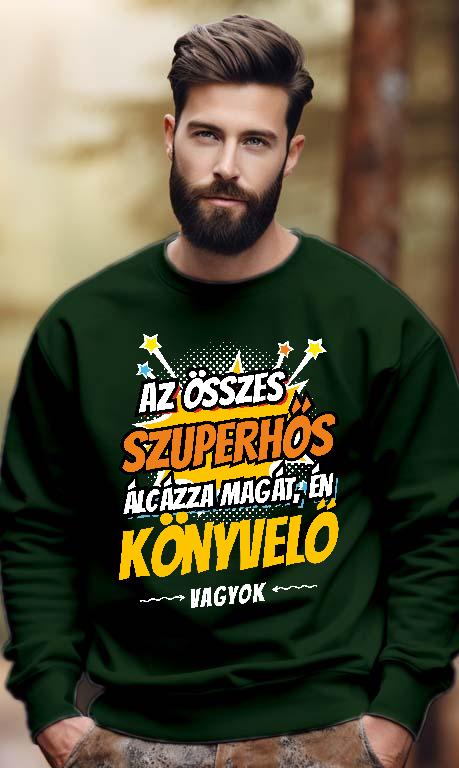 Szuperhős Könyvelő - Könyvelő Férfi Pulóver