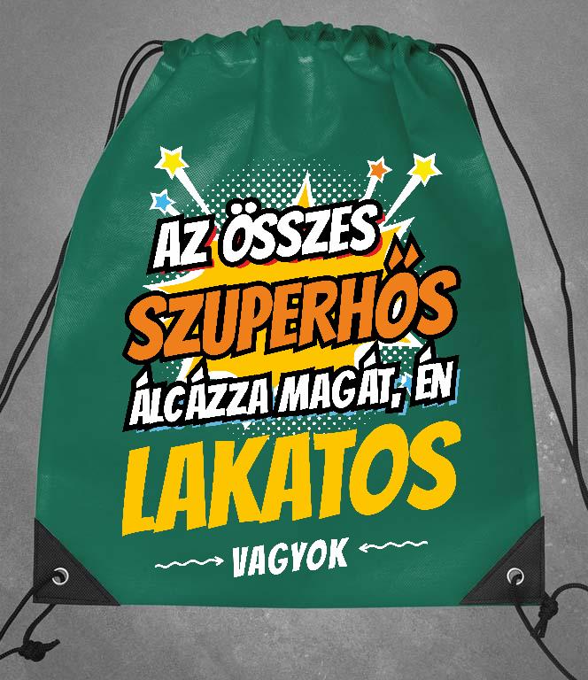 Szuperhős Lakatos - Lakatos Tornazsák