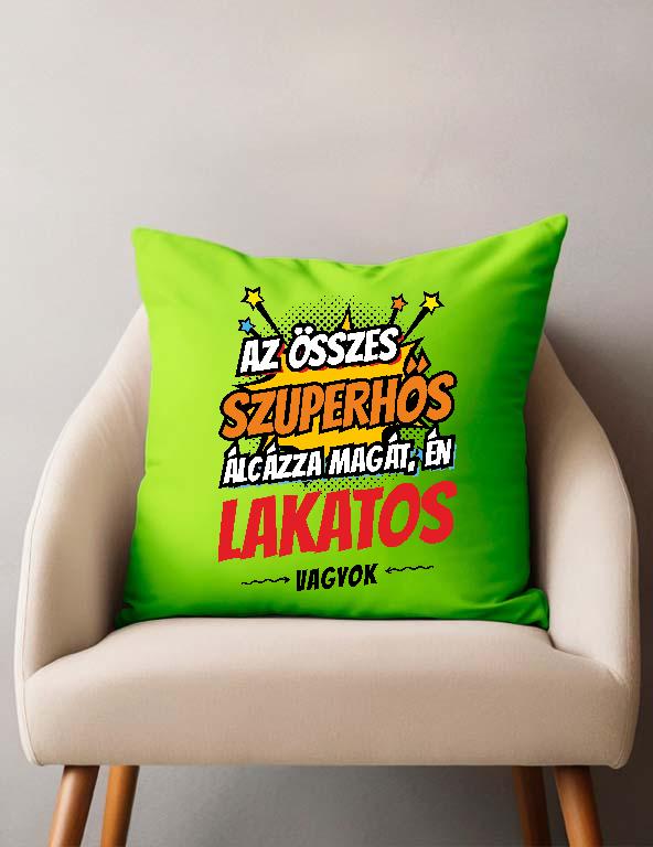 Szuperhős Lakatos - Lakatos Párnahuzat