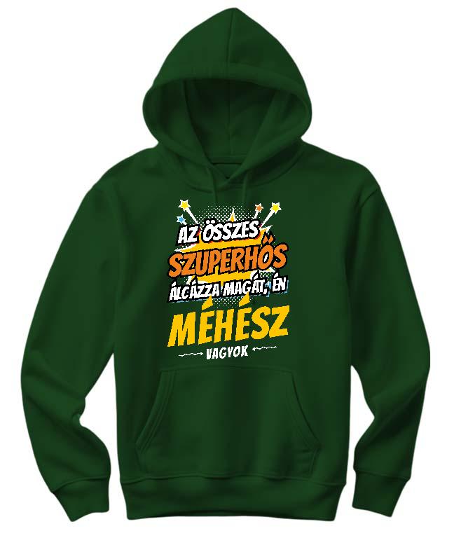 Szuperhős Méhész - Méhész Női Kapucnis Pulóver