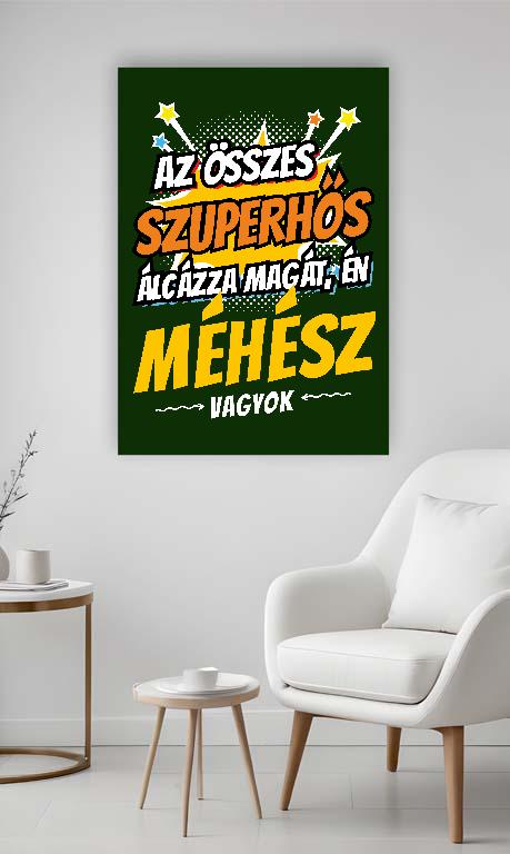 Szuperhős Méhész - Méhész Vászonkép