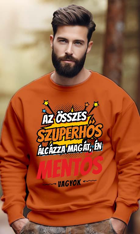 Szuperhős Mentős - Mentős Férfi Pulóver
