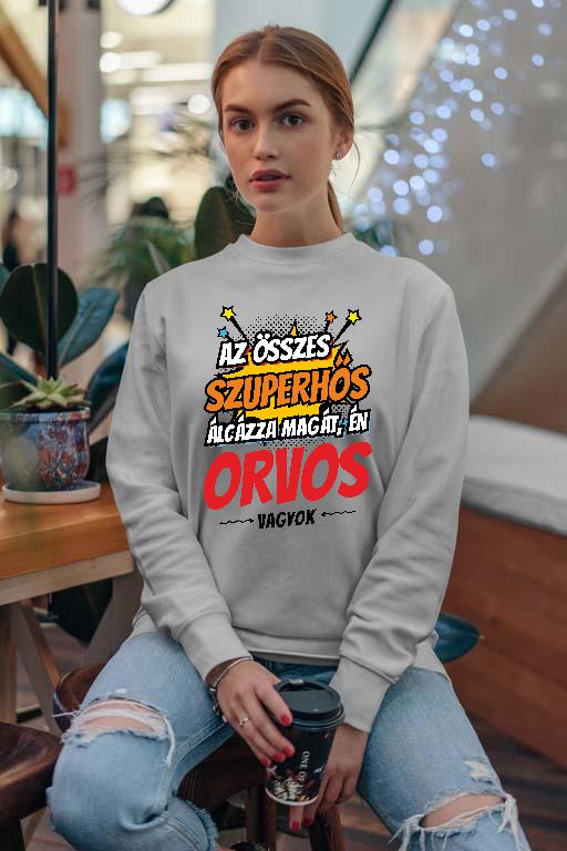 Szuperhős Orvos - Orvos Női Pulóver