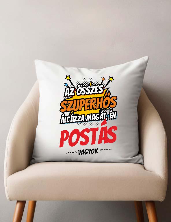 Szuperhős Postás - Postás Párnahuzat