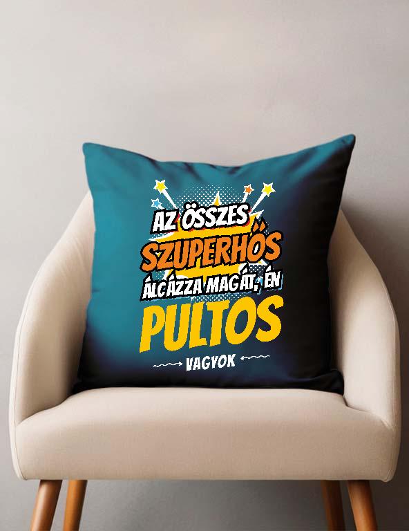 Szuperhős Pultos - Pultos Párnahuzat