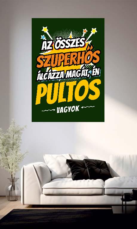 Szuperhős Pultos - Pultos Poszter