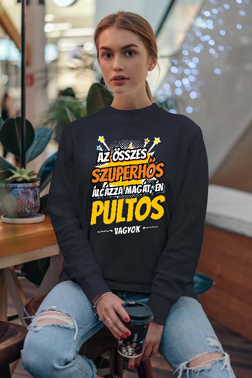 Szuperhős Pultos - Pultos Női Pulóver