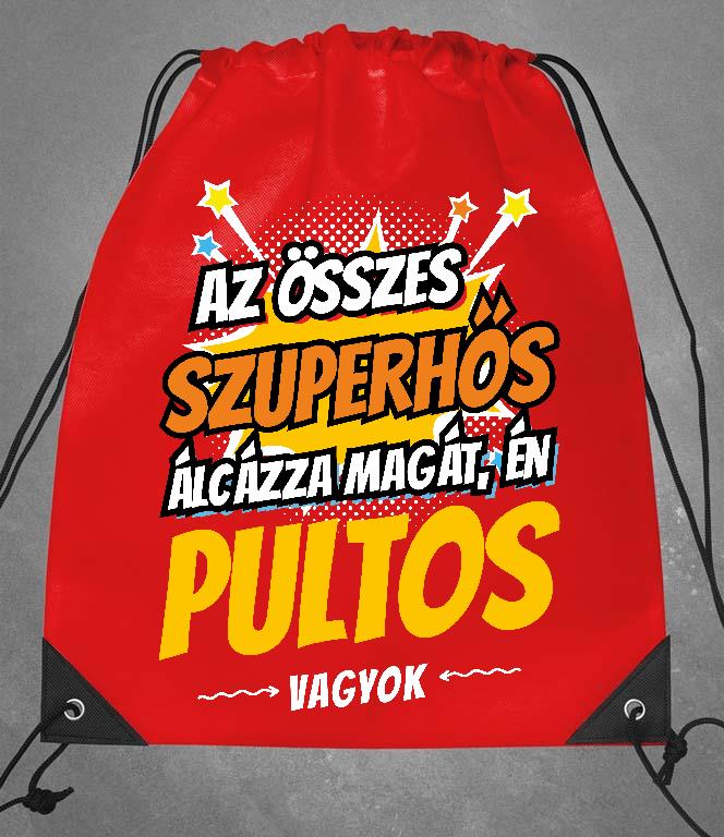 Szuperhős Pultos - Pultos Tornazsák