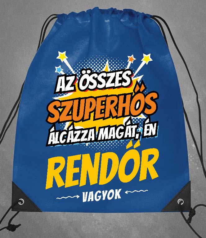 Szuperhős Rendőr - Rendőr Tornazsák