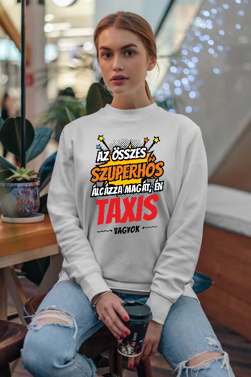Szuperhős Taxis - Taxis Női Pulóver