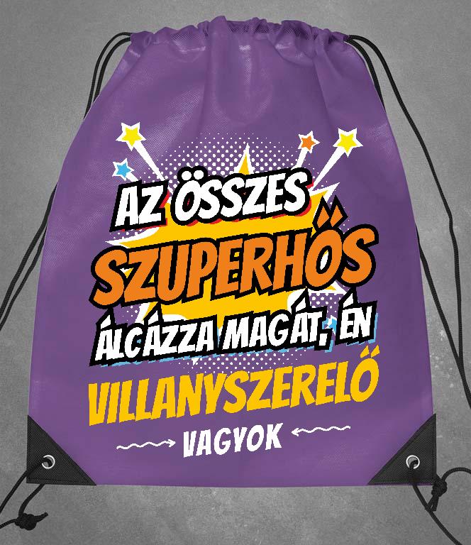 Szuperhős Villanyszerelő - Villanyszerelő Tornazsák