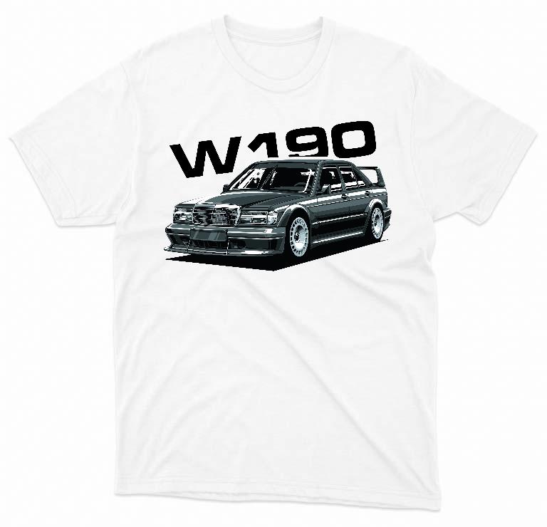 Mercedes-Benz W190 Evo2 - Mercedes-Benz 190 Férfi Környakú Póló