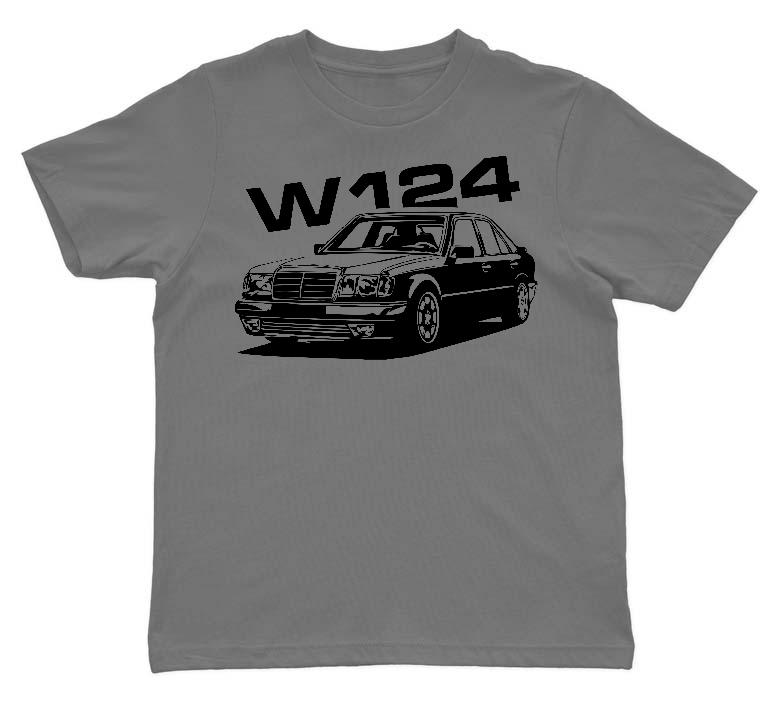 Mercedes-Benz W124 - Mercedes-Benz 124 Gyerek Környakú Póló