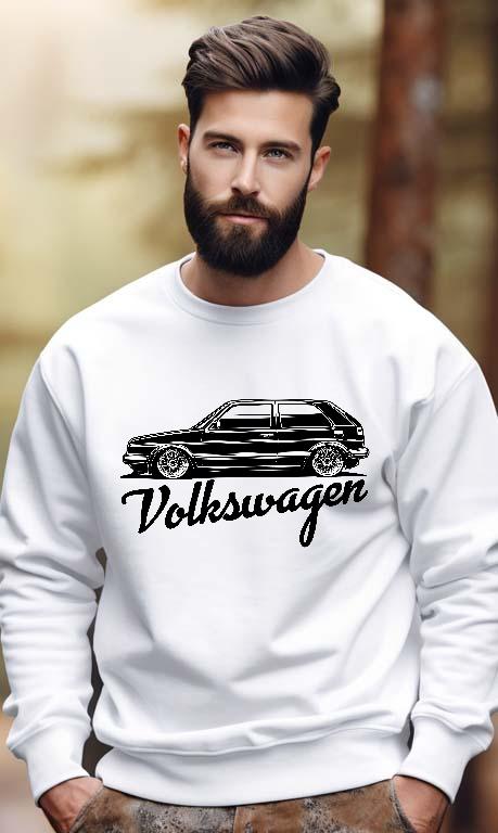Vw Golf 2 Design 3 - Volkswagen Golf 2 Férfi Pulóver