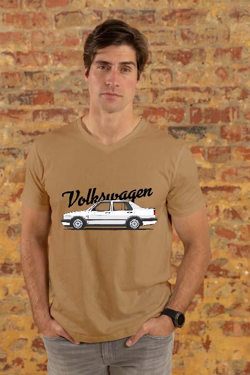 VW Jetta - Volkswagen Jetta Férfi V-nyakú Póló