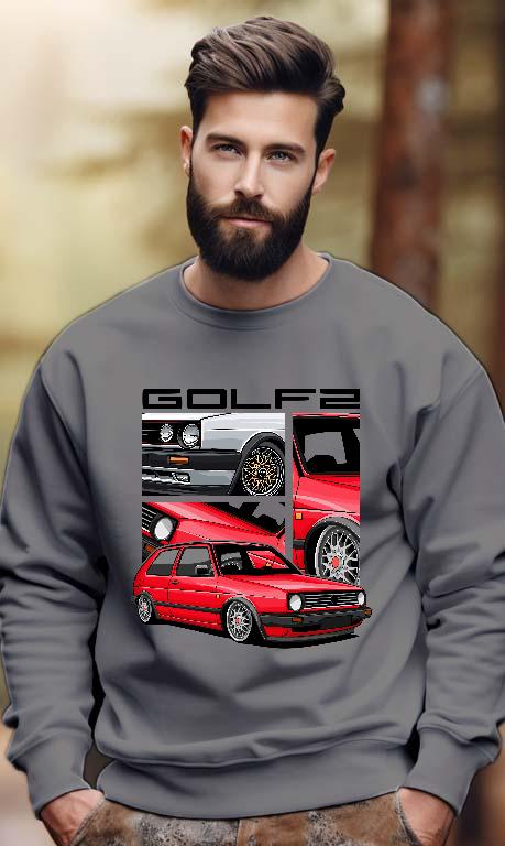 Volkswagen Golf 2 Art - Volkswagen Golf 2 Férfi Pulóver