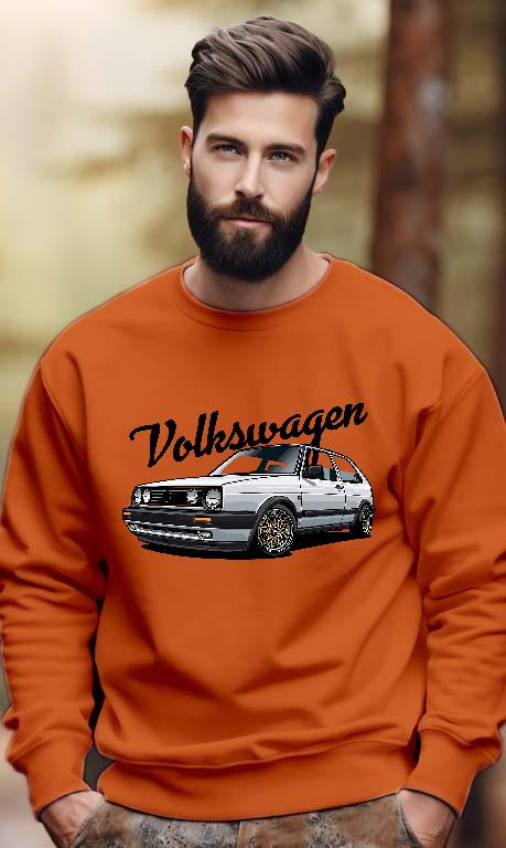 VW Golf MK2 - Volkswagen Golf 2 Férfi Pulóver