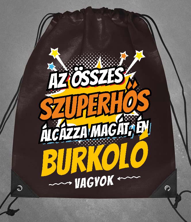 Szuperhős Burkoló - Burkoló Tornazsák