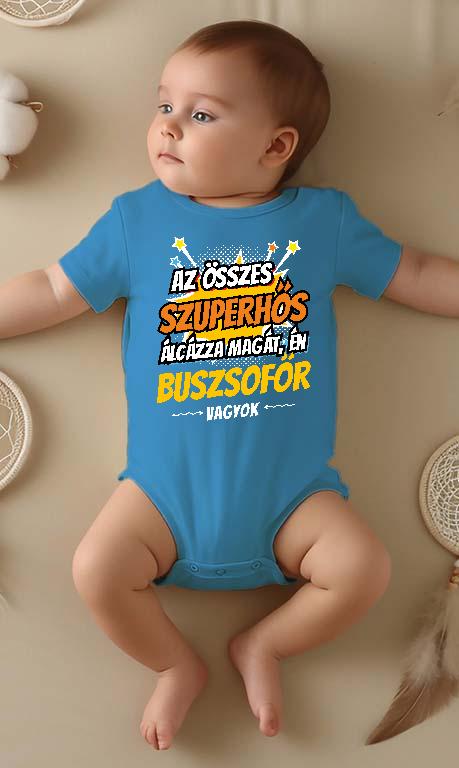 Szuperhős Buszsofőr - Buszsofőr Gyerek Body