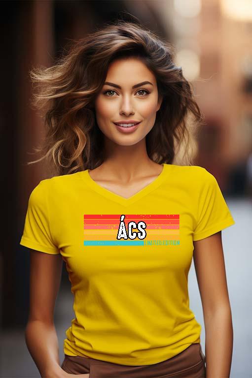Ács Limited Edition - Ács Női V-nyakú Póló