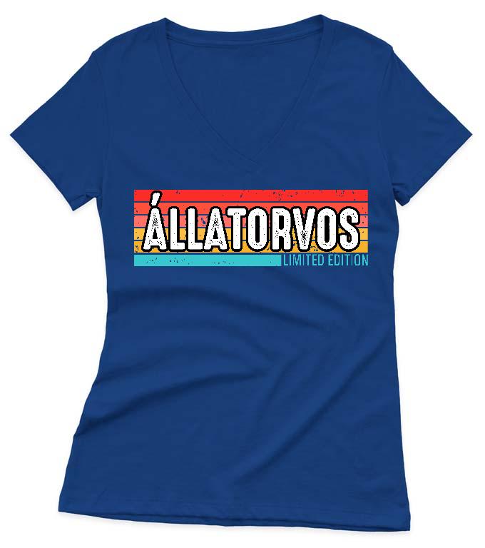 Állatorvos Limited Edition - Állatorvos Női V-nyakú Póló