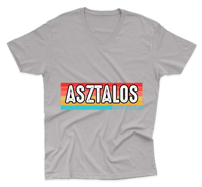 Asztalos Limited Edition - Asztalos Férfi V-nyakú Póló