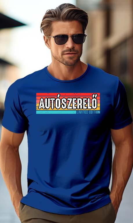 Autószerelő Limited Edition - Autószerelő Férfi Prémium Póló