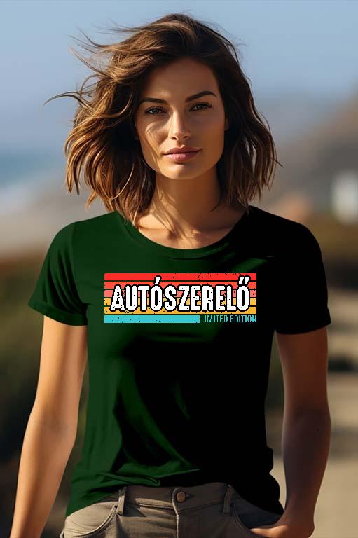 Autószerelő Limited Edition - Autószerelő Női Prémium Póló