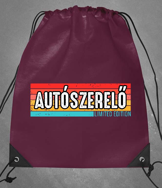 Autószerelő Limited Edition - Autószerelő Tornazsák