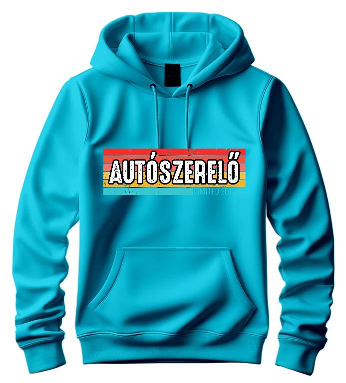 Autószerelő Limited Edition - Autószerelő Férfi Kapucnis Pulóver