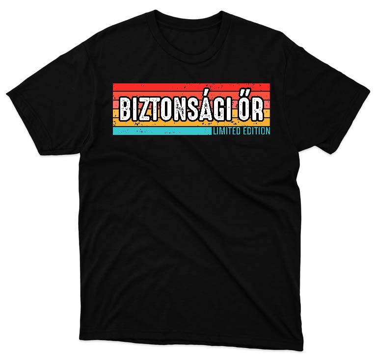 Biztonsági őr Limited Edition - Biztonsági őr Férfi Környakú Póló