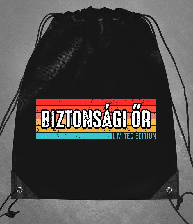 Biztonsági őr Limited Edition - Biztonsági őr Tornazsák