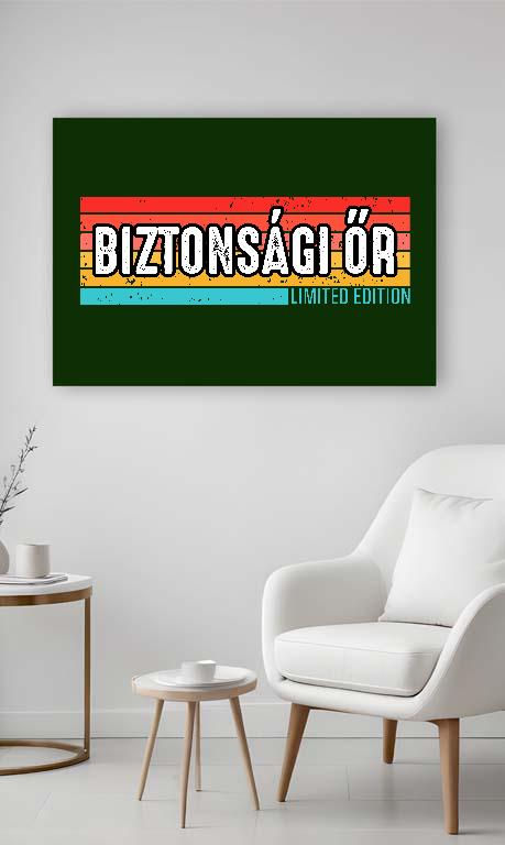 Biztonsági őr Limited Edition - Biztonsági őr Vászonkép