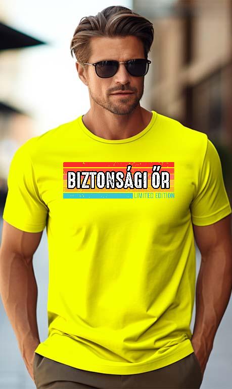 Biztonsági őr Limited Edition - Biztonsági őr Férfi Prémium Póló