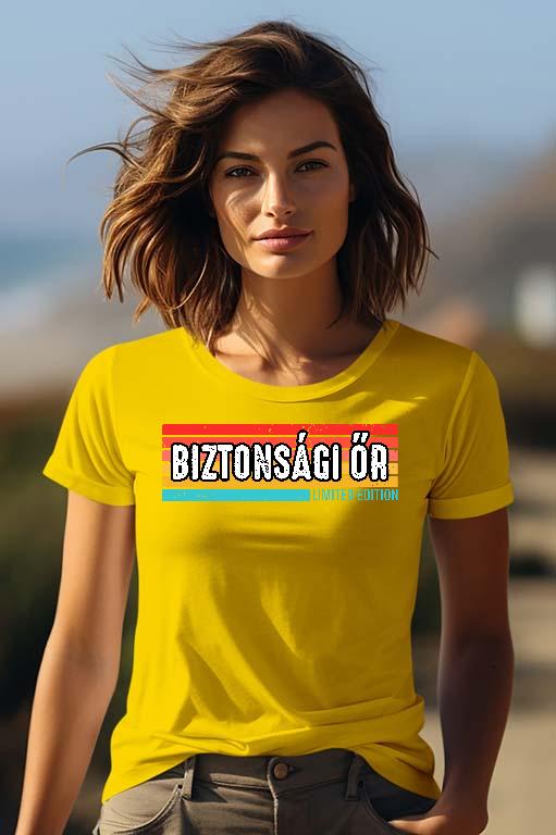 Biztonsági őr Limited Edition - Biztonsági őr Női Prémium Póló