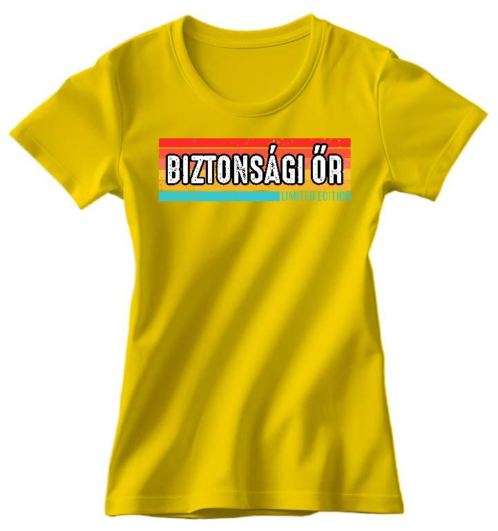 Biztonsági őr Limited Edition - Biztonsági őr Női Prémium Póló