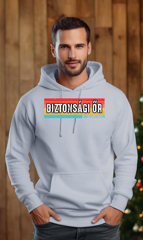 Biztonsági őr Limited Edition - Biztonsági őr Férfi Kapucnis Pulóver