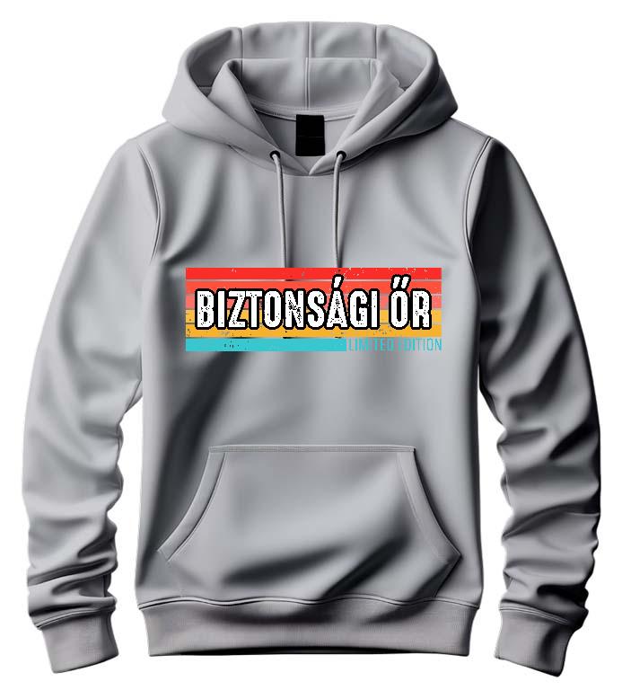 Biztonsági őr Limited Edition - Biztonsági őr Férfi Kapucnis Pulóver