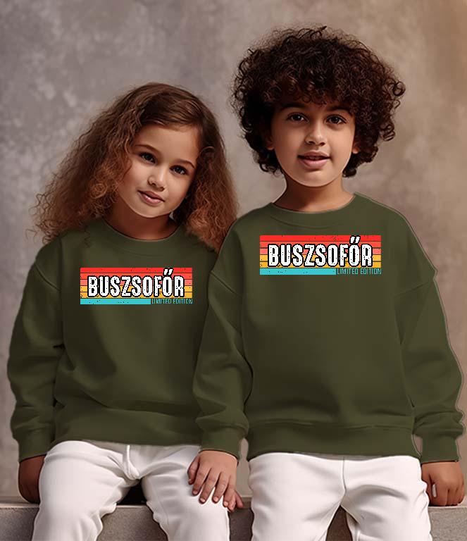 Buszsofőr Limited Edition - Buszsofőr Gyerek Pulóver